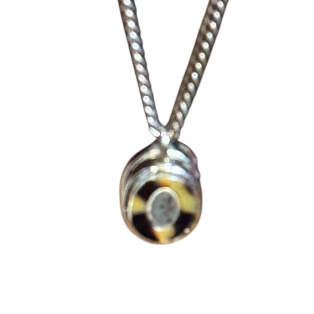 Ralph Lauren Tiger’s Eye Cabochon Necklace & Earrings - Picture 2 of 9